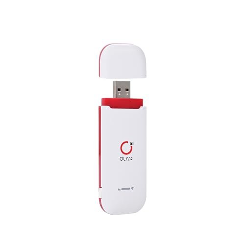 4G LTE-Advanced USB WiFi Dongle & Mobile Hotspot Router – Portable Modem with Pre-Installed Spectruym Smart SIM Card – Ideal for Travel and Business (US and EU only)