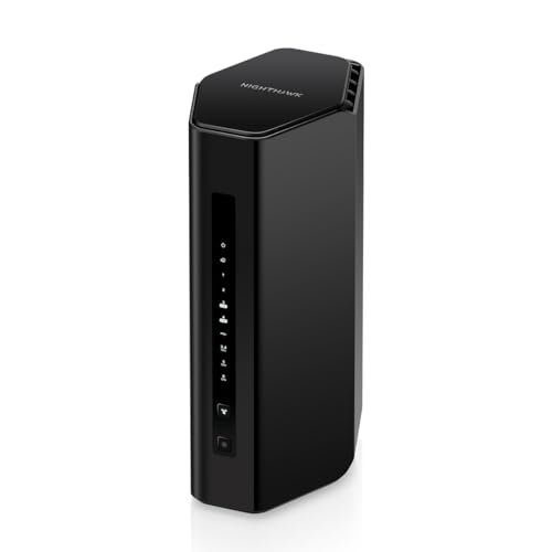 NETGEAR Nighthawk WiFi 7 Router (BE9300) – Security Features, 9.3Gbps Wireless Speed, 2.5 Gigabit Internet Port, Tri-Band Gaming Router, Covers 2,500 sq. ft., 100 Devices, Built-in VPN, USB 3.0