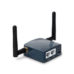 GL.iNet GL-AR300M16-Ext Portable Mini Travel Wireless Pocket Router – WiFi Router | OpenWrt | 2 x Ethernet Ports | OpenVPN/Wireguard VPN for Public & Hotel Wi-Fi | USB 2.0 Port | 2 x External Antennas