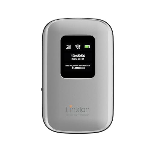 Portable Mobile Hotspot–eSIM Global WiFi Hotspot,No SIM Card/Contract Needed, 16Devices,180+ Countries, Compact Wireless Router for International Trips & Business【Free 5GB US Data for 15 Days】