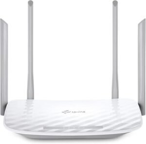 TP-Link AC1200 WiFi Router (Archer A54) – Dual Band Wireless Internet Router, 4 x 10/100 Mbps Fast Ethernet Ports, EasyMesh Compatible, Support Guest WiFi, Access Point Mode, IPv6 & Parental Controls