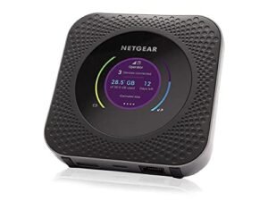 NETGEAR Nighthawk M1 4G LTE WiFi Mobile Hotspot (MR1100-100NAS) – Up to 1Gbps Speed, Works Best with AT&T and T-Mobile, Connects Up to 20 Devices, Secure Wireless Network Anywhere